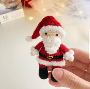 free little santa claus crochet