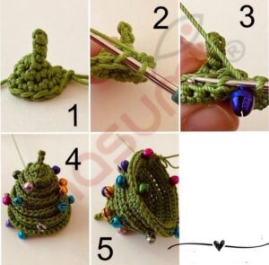 a tiny pine tree crochet pattern free