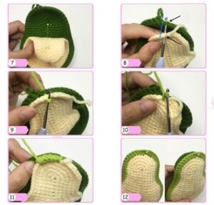 avocado crochet pattern