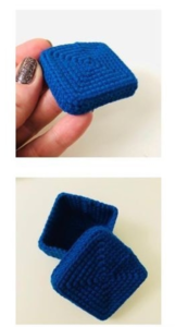 free gift box crochet