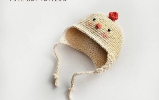 Hat chicken crochet pattern