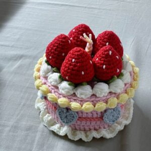 strawberry cake free crochet