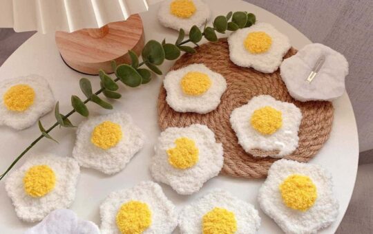 omelet hairpin crochet pattern
