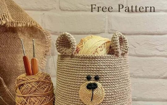 teddy basket crochet pattern