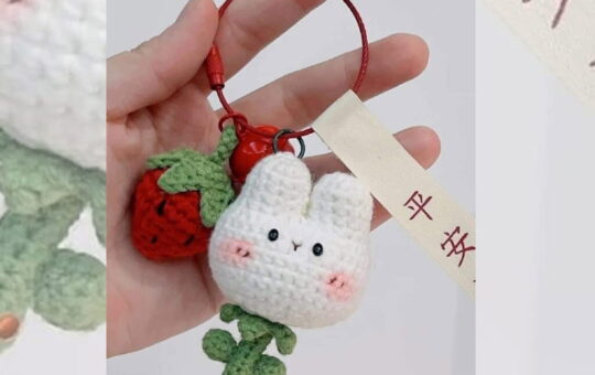 rabbit flower crochet pattern
