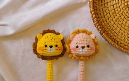 a cute lion head crochet pattern