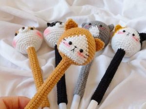 a cute mini cat crochet pattern