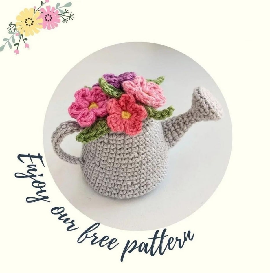 Watering can crochet pattern 1000+ Free Crochet Patterns