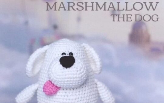 Marshmallow dog crochet pattern