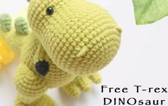 free Dinosaur crochet pattern