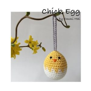 Chicken egg crochet pattern