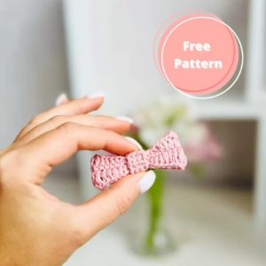 cute bow tie crochet pattern