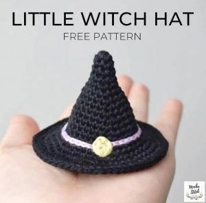 Little witch hat free pattern