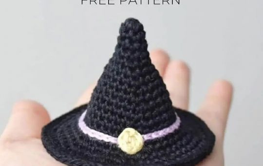 Little witch hat free pattern