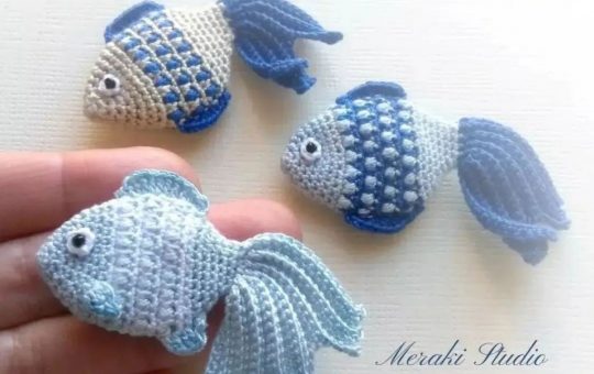 long tail fish crochet pattern