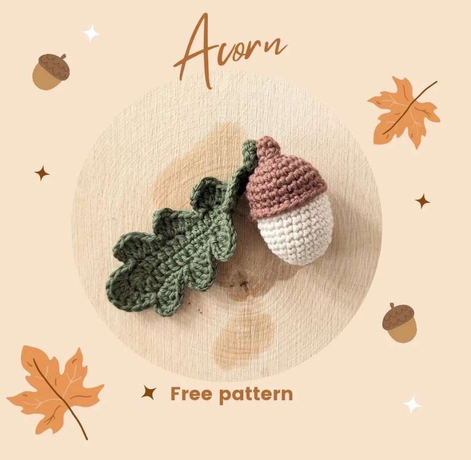 acorn crochet pattern