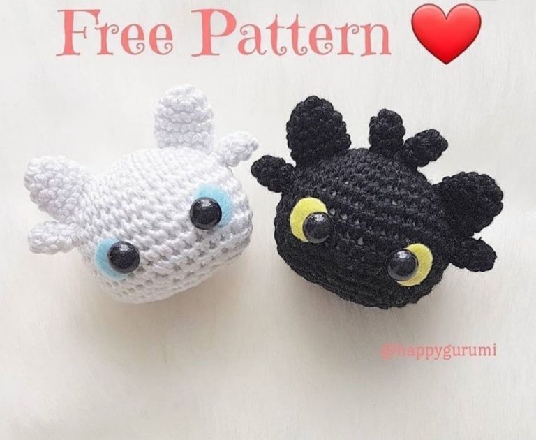 Free Amigurumi Toothless Crochet Pattern Free Amigurumi Toothless Crochet Pattern