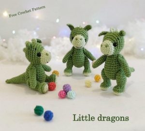 little Dragon crochet pattern