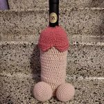 Penis wine cosy crochet pattern