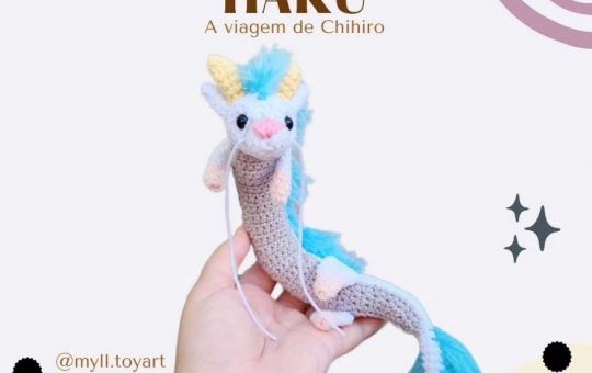 Haku dragon crochet pattern