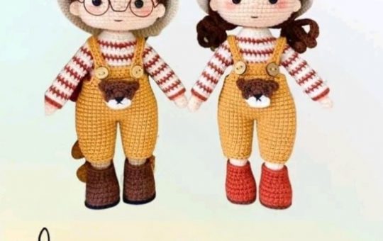 Min and Mina crochet pattern