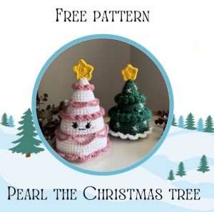 Pearl christmas tree crochet pattern