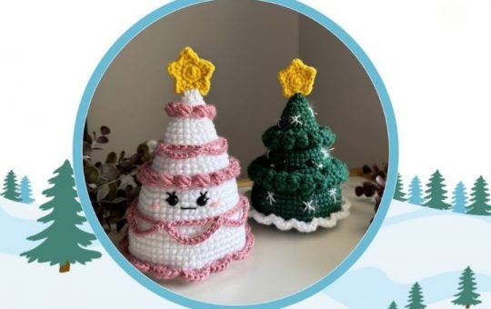 Pearl christmas tree crochet pattern