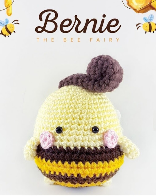 Bernie the Bee fairy crochet pattern