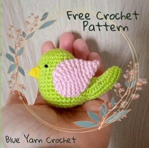 little blue Bird crochet pattern