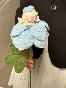 blue Rose fairy crochet pattern