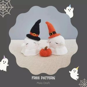 mini ghost crochet pattern