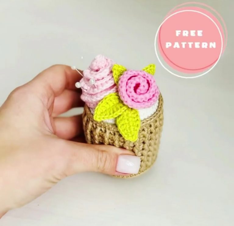 Cupcake crochet pattern