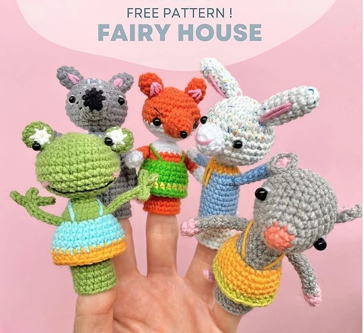 fairy house toy crochet pattern