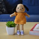 The Dog wearing a dress crochet pattern