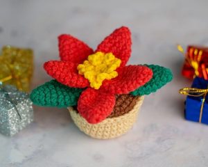 small flower pot crochet pattern
