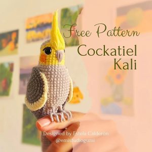 Cockatiel crochet pattern