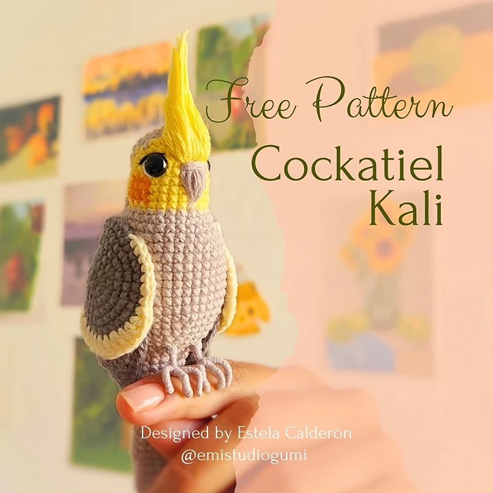 Cockatiel crochet pattern