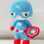 Captain America crochet pattern