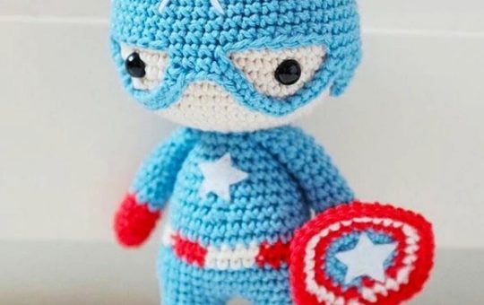 Captain america crochet pattern