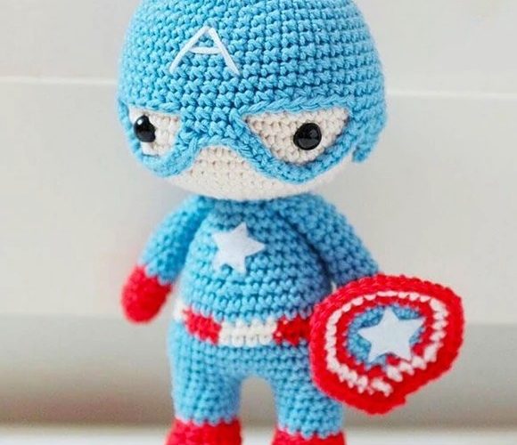 Captain america crochet pattern