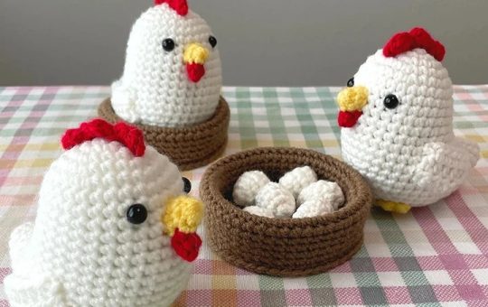 free chicken crochet pattern