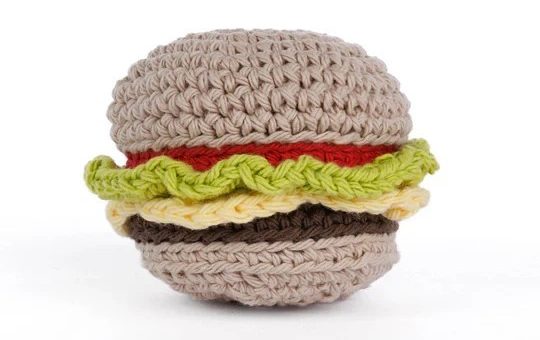 free hamburger crochet pattern