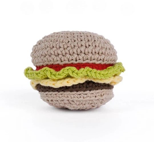 free hamburger crochet pattern