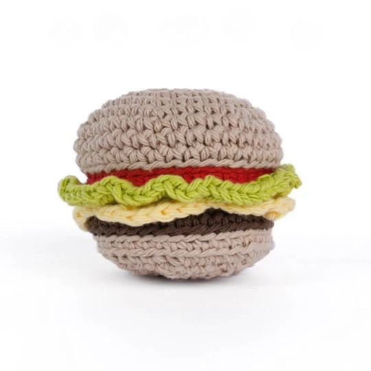 free hamburger crochet pattern