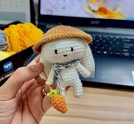 Free Ninja Rabbit crochet pattern