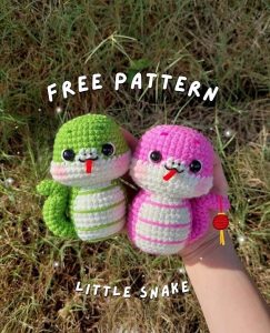 little snake crochet pattern