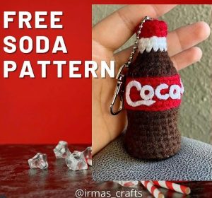 Soda keychain pattern
