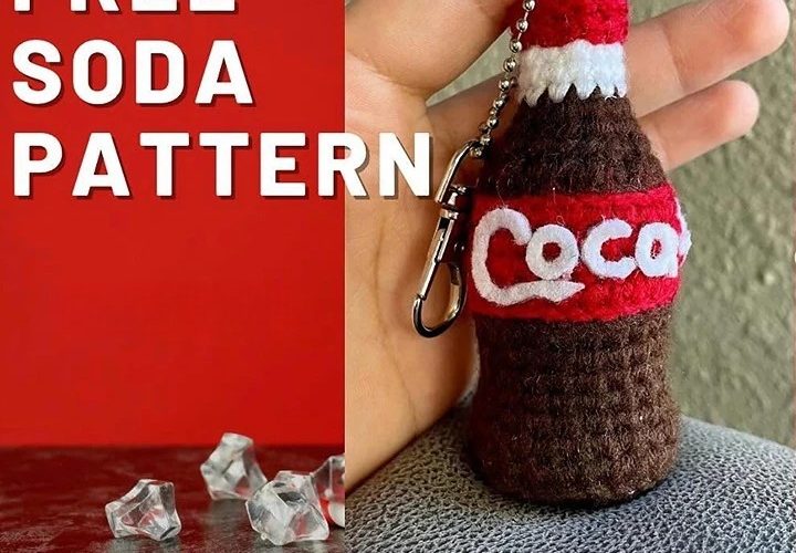 Soda keychain pattern
