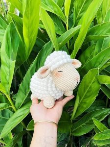 white sheep crochet pattern