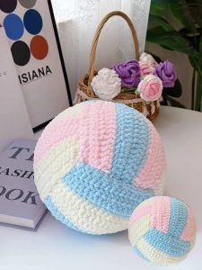Volleyball crochet pattern